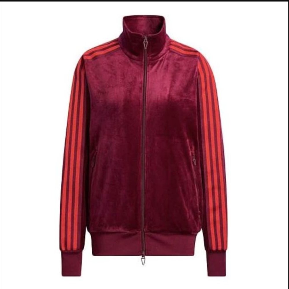 Ivy Park Chery Wood Velour V-Day Track Suite Jacket and Pant Set Gently used 2X